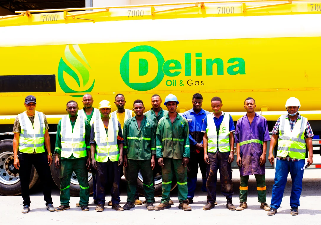 Delina Oil and Gas operations personnel